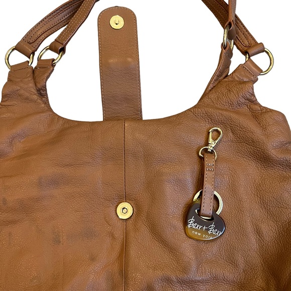 Barr + Barr New York Tan Leather Shoulder Bag - Picture 8 of 16